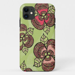 Limoner Scarlet Floral Ladys Frauen Kunst Case-Mate iPhone Hülle