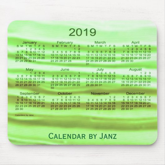 Limoner Schlüsselkalender des Zuckerguss-2019 Mousepad (Vorne)