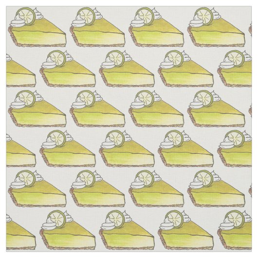 Limoner Schlüsselkuchen-Backwaren Stoff (Muster)