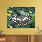 Limoner Schmetterling und Blume Leinwand (Insitu (Wohnzimmer))