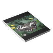 Limoner Schmetterling und Blume Notepad Notizblock (angewinkelt)