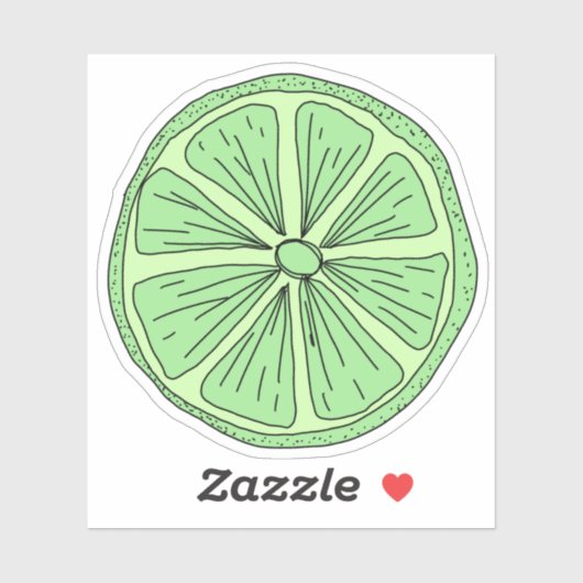 Limoner Schnitt Aufkleber (Blatt)