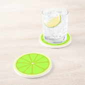 Limoner Schnitt Getränkeuntersetzer (Seite)