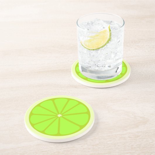 Limoner Schnitt Getränkeuntersetzer (Seite)