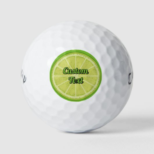 Limoner Schnitt Golfball (Vorderseite)