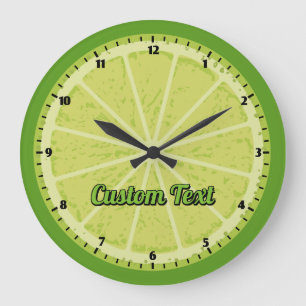 Limoner Schnitt Große Wanduhr