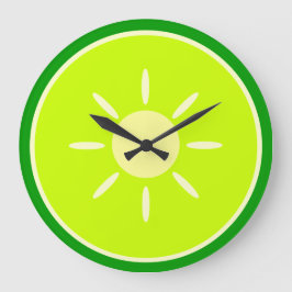Limoner Schnitt Große Wanduhr