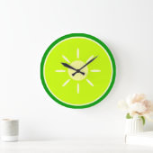 Limoner Schnitt Große Wanduhr (Zuhause)