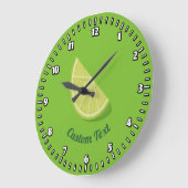 Limoner Schnitt Große Wanduhr (Winkel)