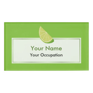 Limoner Schnitt Namenschild