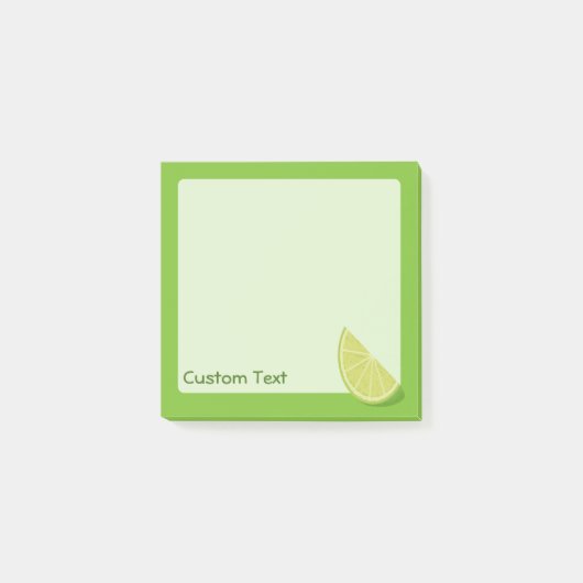 Limoner Schnitt Post-it Klebezettel (Vorderseite)