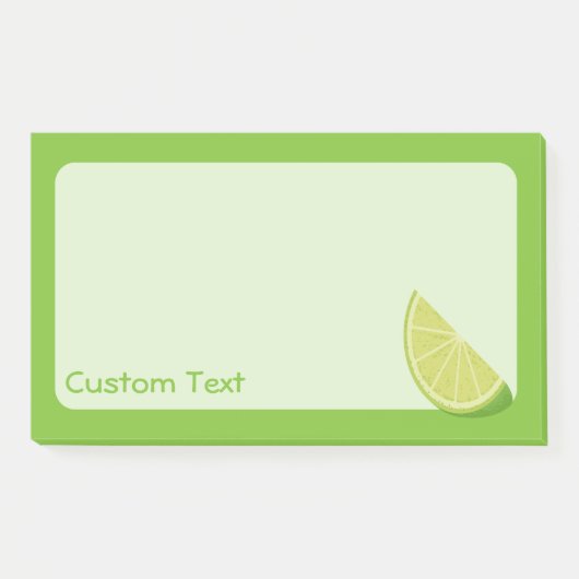 Limoner Schnitt Post-it Klebezettel (Vorderseite)