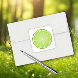Limoner Schnitt Quadratischer Aufkleber