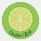 Limoner Schnitt Runder Aufkleber (Vorderseite)