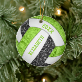Limoner Schwarz-weißer Gürtelvolleyball Keramik Ornament