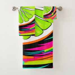 Limoner Slice Pop Art Badhandtuch Set