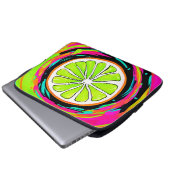 Limoner Slice Pop Art Laptopschutzhülle (Vorne Knopf)