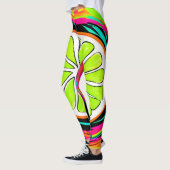 Limoner Slice Pop Art Leggings (Links)