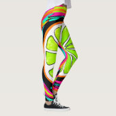 Limoner Slice Pop Art Leggings (Rechts)