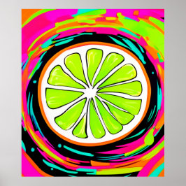 Limoner Slice Pop Art Poster