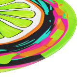 Limoner Slice Pop Art Schneidebrett (Ecke)