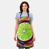 Limoner Slice Pop Art Schürze (Getragen)