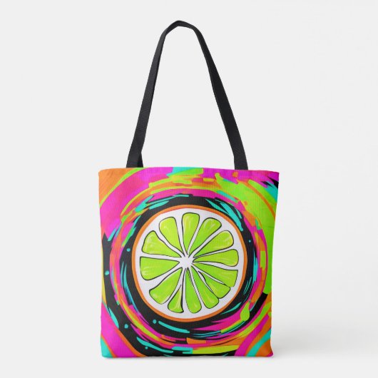 Limoner Slice Pop Art Tasche (Rückseite)