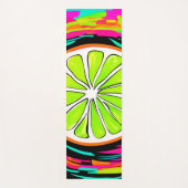 Limoner Slice Pop Art Yogamatte (Vorderseite)