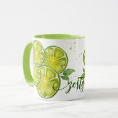 Limoner Sommer Tasse (Vorderseite Links)