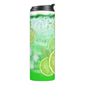 Limoner Sommerdrink mit Eiskuben Thermosbecher (Nach links gedreht)