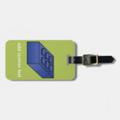 Limoner und blauer gepäckanhänger (Vorderseite horizontal)