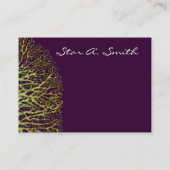 Limoner und Pflaumenbaum Visitenkarte (Rückseite)