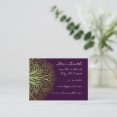 Limoner und Pflaumenbaum Visitenkarte (Stehend Vorderseite)