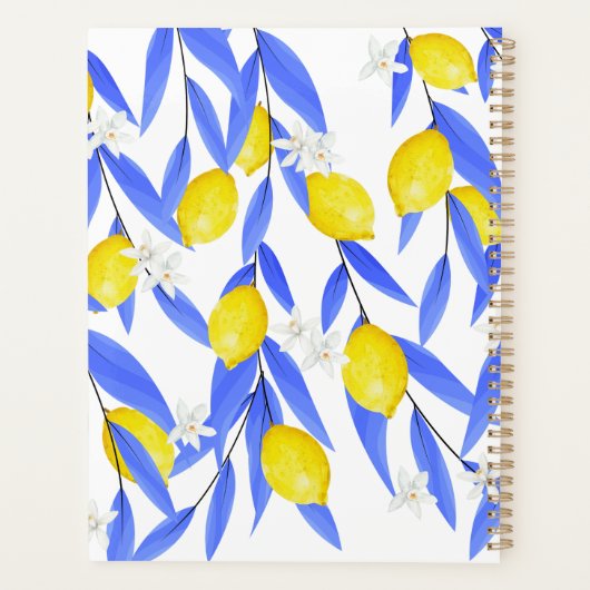 Limoner Zitrusfrüchte Planer (Rückseite)