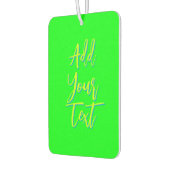 Limones 3D-Azurblau Moderner Text Funny Electric G Autolufterfrischer (Links)