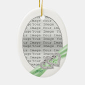 Limones Band-Dekor für benutzerdefinierte Herzen Keramikornament (Hinten)