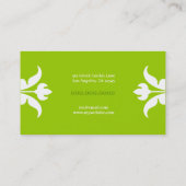 Limones Blumenaufflackern 311 Visitenkarte (Rückseite)