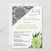 Limones Brautparty Einladung (Vorderseite)