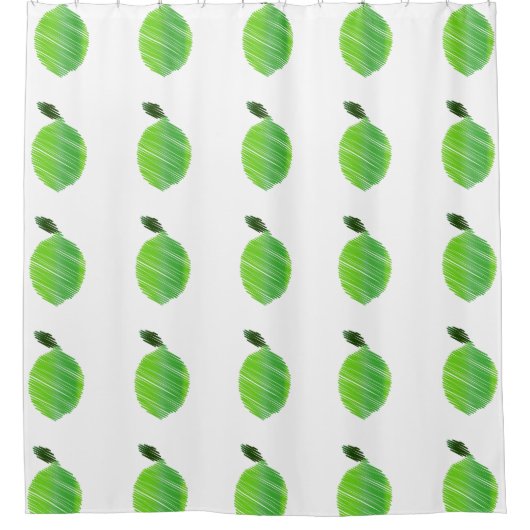 Limones Design Duschvorhang (Vorderseite)