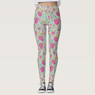 Limones florales arabisches Muster Leggings