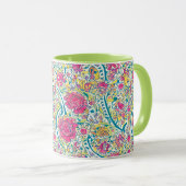 Limones florales arabisches Muster Tasse (VorderseiteRechts)
