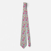 Limones florarabisches Muster Neck Tie Krawatte (Vorderseite)