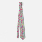 Limones florarabisches Muster Neck Tie Krawatte (Rückseite)