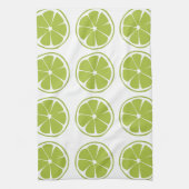 Limones Fruchtgrün Limones Muster Geschirrtuch (Vertikal)