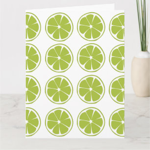Limones Fruchtgrün Limones Muster Karte