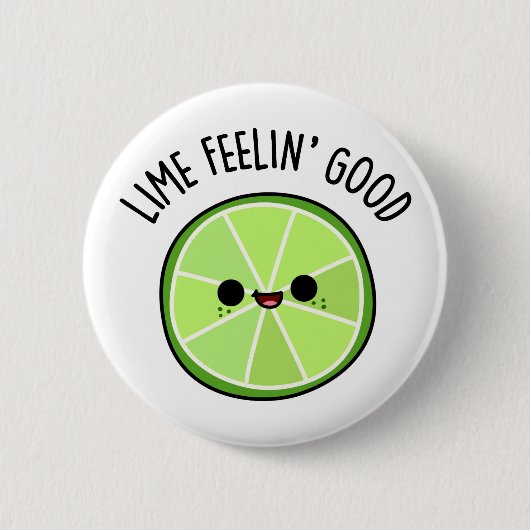 Limones Gefühl Gutes Funny Citrus Limon Puppe Button (Vorderseite)