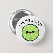 Limones Gefühl Gutes Funny Citrus Limon Puppe Button (Vorne & Hinten)