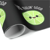 Limones Gefühl Gutes Funny Citrus Limon Puppe Dark Geschenkpapier (Rolleneckpunkt)