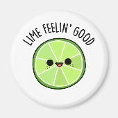 Limones Gefühl Gutes Funny Citrus Limon Puppe Magnet (Vorne)