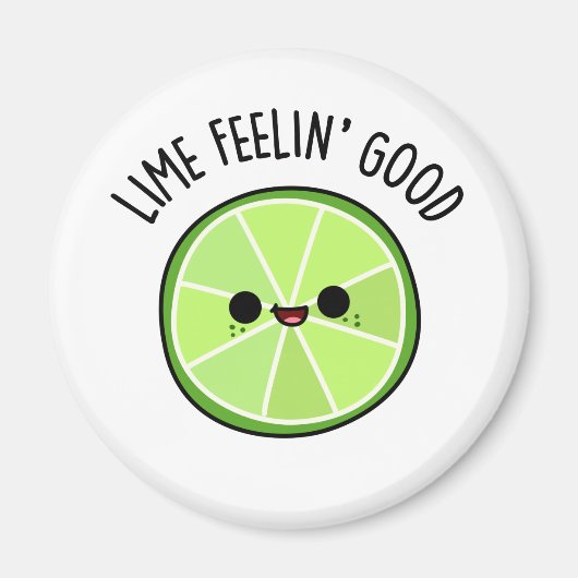 Limones Gefühl Gutes Funny Citrus Limon Puppe Magnet (Vorne)